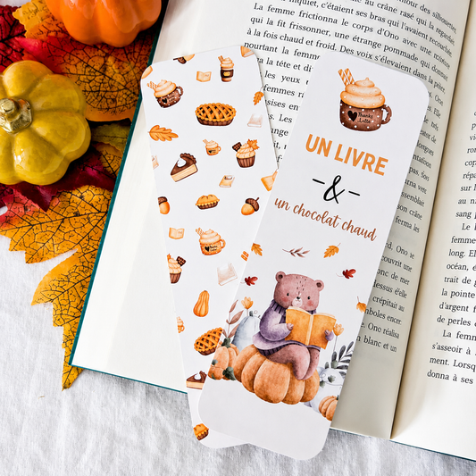 Marque-pages "Goûter d'automne"